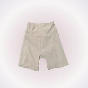 Cross Front Ribbed Bike Shorts | Sz S